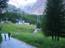 Spacer w dolinie Saas-Fee